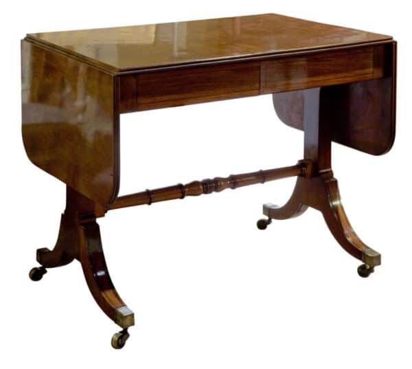 Regency mahogany sofa table