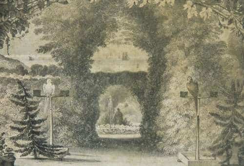 Set of 4 lithographs of the famous gardens of Knowle Cottage Sidmouth - Image 9