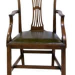 Set of 8 mahogany country Chippendale chairs Antique Chairs