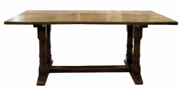 A 17thC style oak refectory table refectory table Antique Furniture 3
