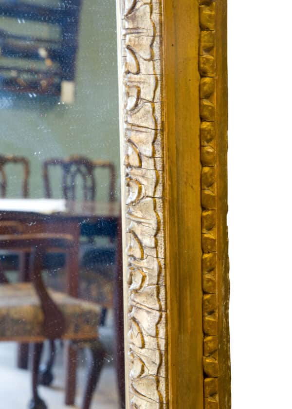 A large decorative gilt wood wall mirror mirror Antique Mirrors 7