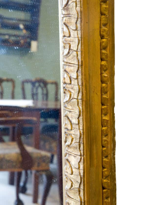 A large decorative gilt wood wall mirror - Image 5
