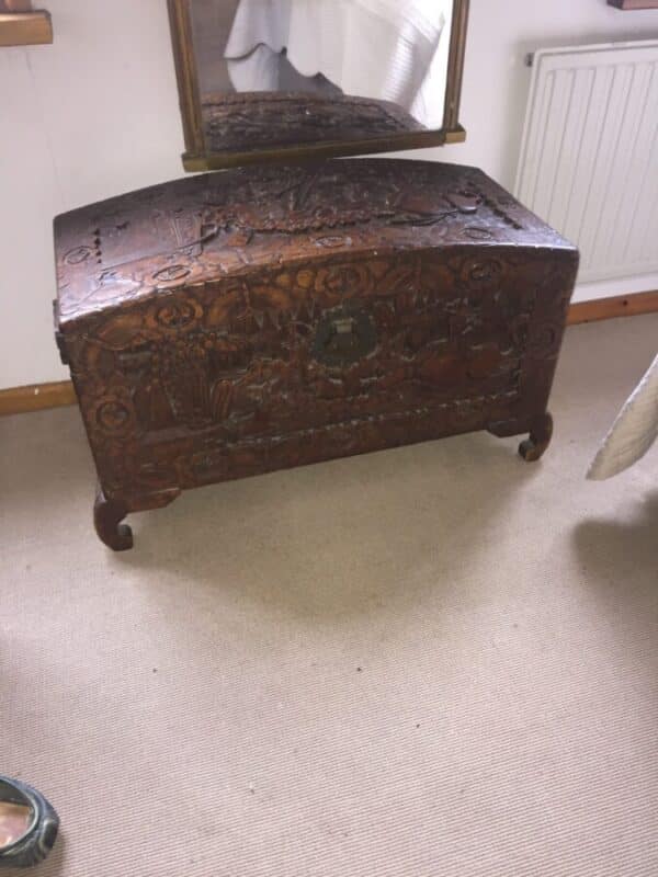 Oriental Carved Chest Antique Chests 3