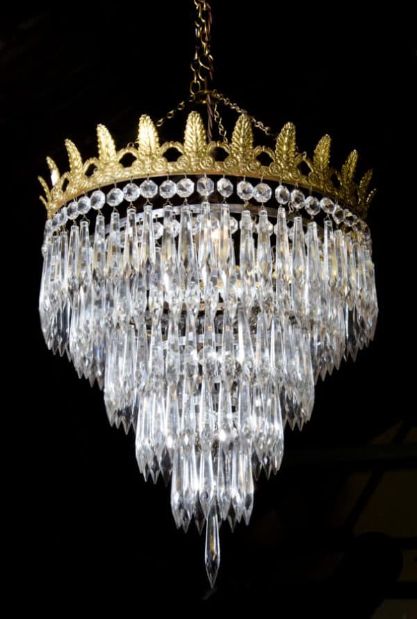 4 Tier icicle Chandelier - Image 2