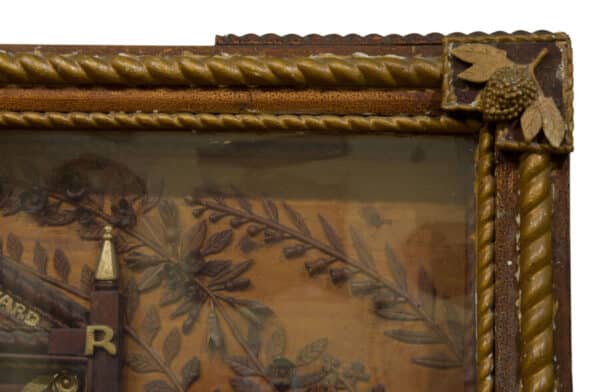 Box Framed Tabernacle Commemorative Tableau of King Edward VII - Image 3