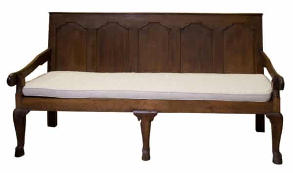 18thC Oak Settle - Image 2