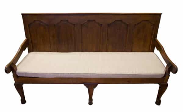 18thC Oak Settle oak Antique Furniture 6