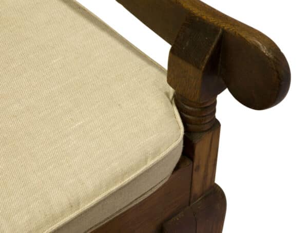 18thC Oak Settle - Image 6