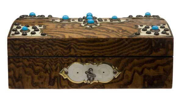 An Anglo-Indian finely inlaid Stationary Box - Image 3