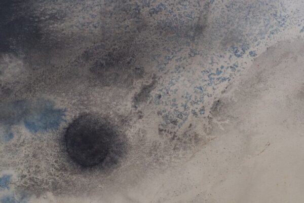 Boat on a Moonlit Seascape. Watercolour on paper - Image 6
