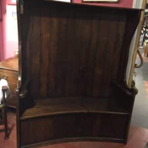 Georgian Settle Antique Furniture