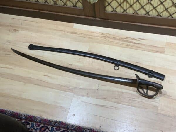Sabre and scabbard 1840’s USA Calvary sword, rare sabre Antique Swords 3