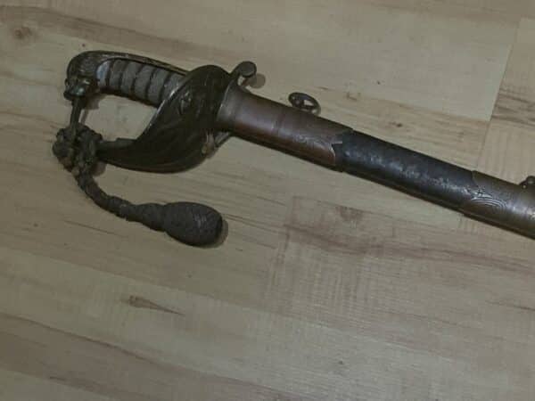 Royal Navy Officers Sword Victorian - Image 3