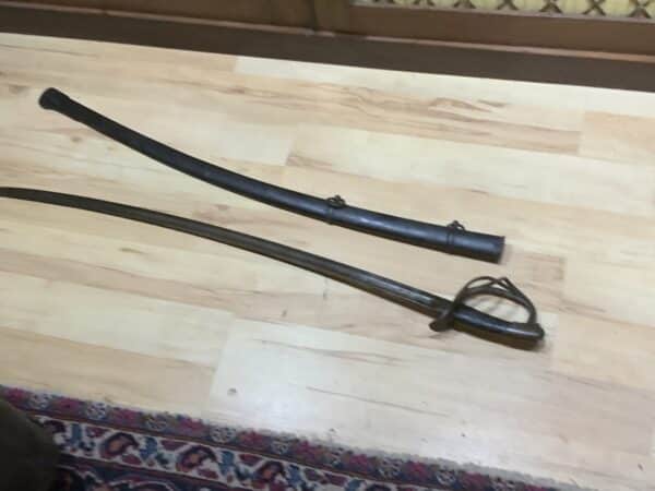Sabre and scabbard 1840’s USA Calvary sword, rare sabre Antique Swords 8