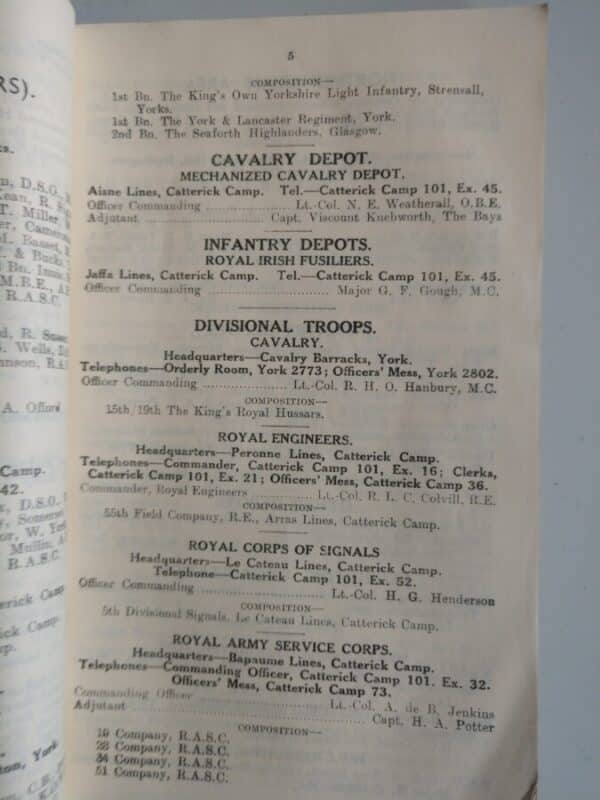 Very Rare 1939 World War 2 Northern Command Official Telephone Directory 5,000+ entries inc RAF - Image 6