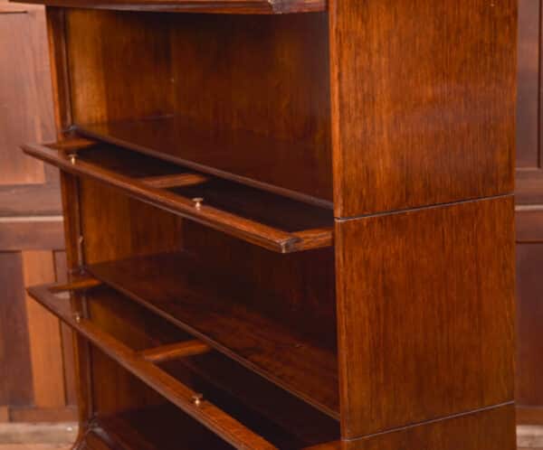 Oak 5 Sectional Bookcase SAI2417 Antique Bookcases 14