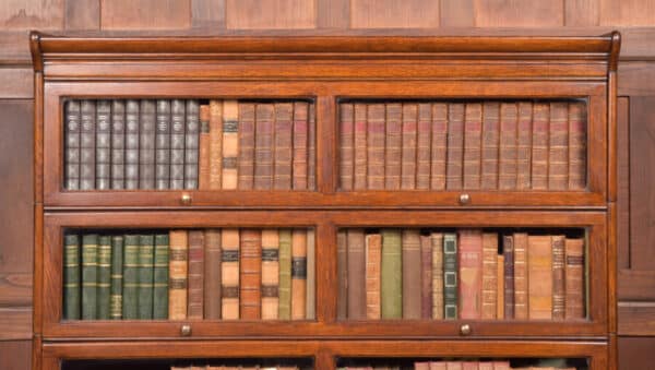 Oak 5 Sectional Bookcase SAI2417 Antique Bookcases 8