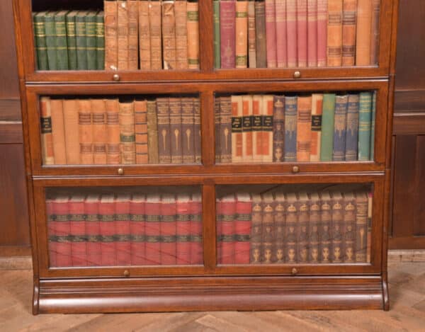 Oak 5 Sectional Bookcase SAI2417 Antique Bookcases 7