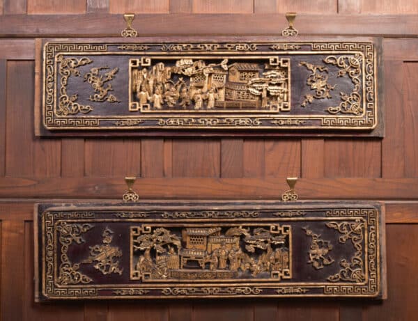 Pair Of Chinese Hardwood Panels SAI2397 Miscellaneous 3