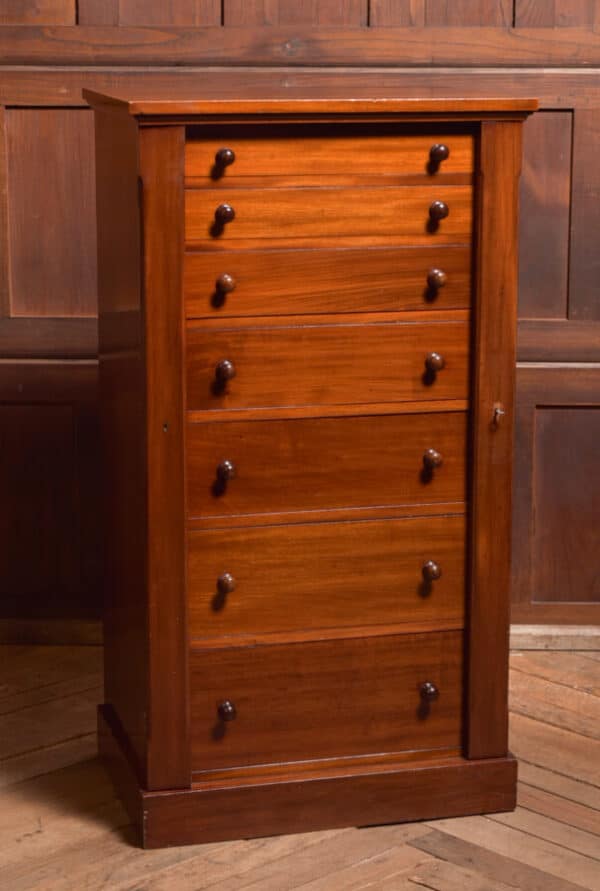 Victorian Mahogany Wellington Chest SAI2393 Antique Chest Of Drawers 16
