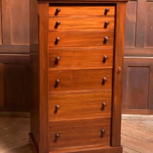 Victorian Mahogany Wellington Chest SAI2393 Antique Chest Of Drawers