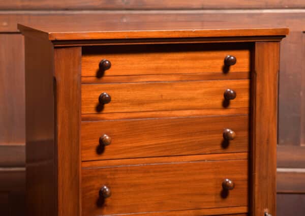 Victorian Mahogany Wellington Chest SAI2393 Antique Chest Of Drawers 14