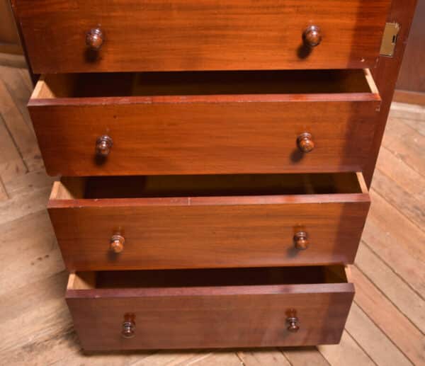 Victorian Mahogany Wellington Chest SAI2393 Antique Chest Of Drawers 10