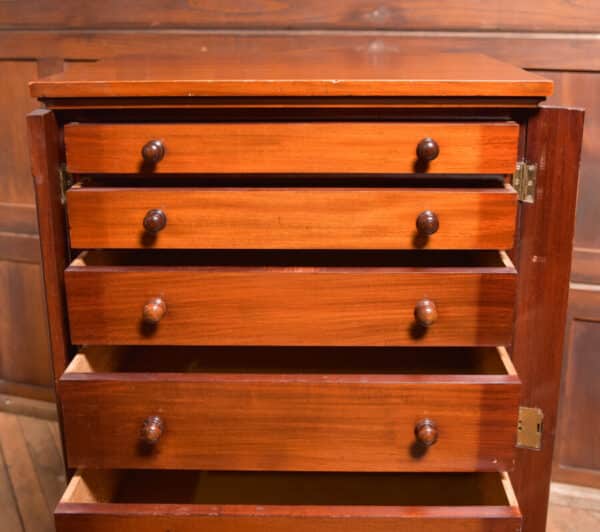 Victorian Mahogany Wellington Chest SAI2393 Antique Chest Of Drawers 9
