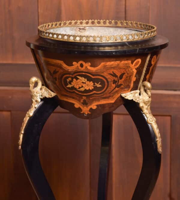 Victorian Marquetry Plant Stand SAI2392 - Image 9