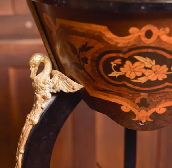 Victorian Marquetry Plant Stand SAI2392 - Image 7