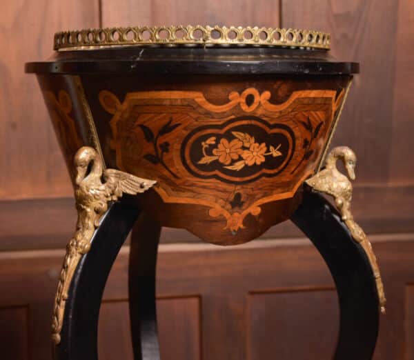 Victorian Marquetry Plant Stand SAI2392 - Image 3