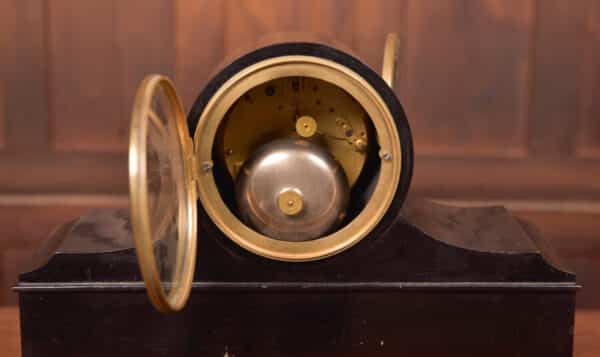 D Robertson Of Perth Black Ebonised Mantel Clock SAI2411 - Image 5