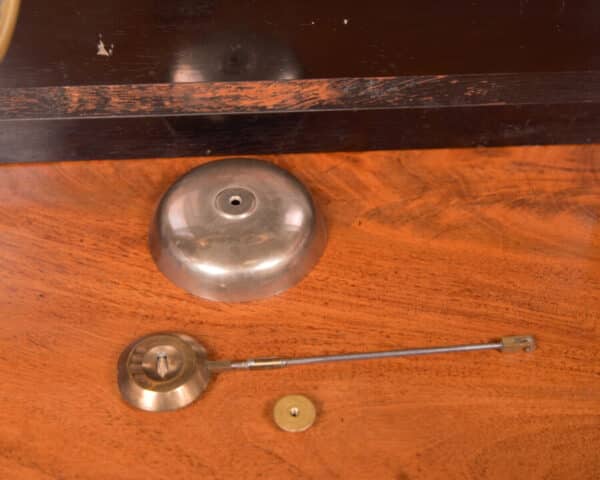 D Robertson Of Perth Black Ebonised Mantel Clock SAI2411 - Image 3