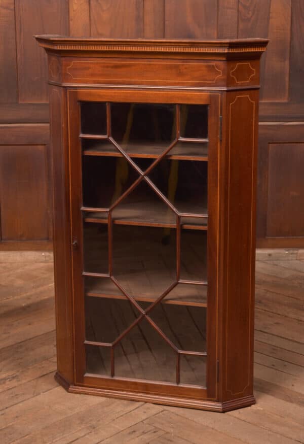 Edwardian Mahogany Corner Cabinet SAI2401