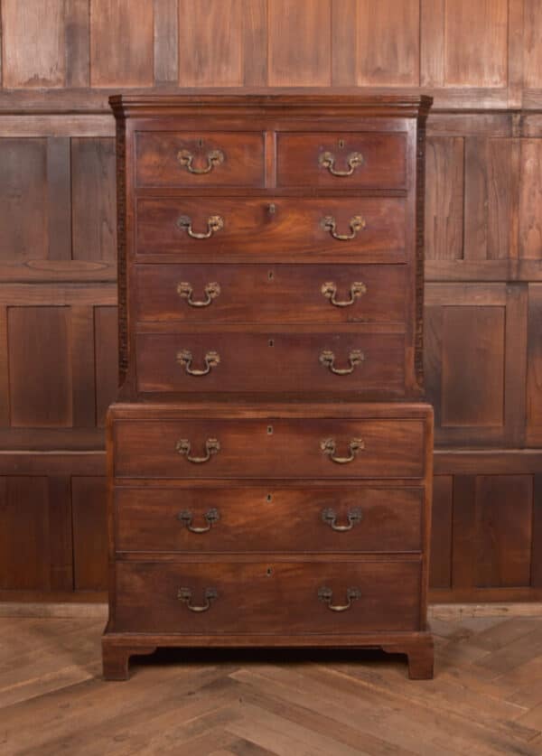 Georgian Mahogany Chest On Chest/ Tallboy SAI2422 Antique Draws 3