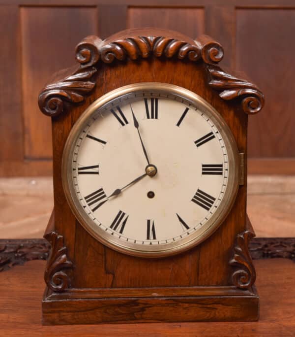 Victorian Rosewood Bracket Clock W & J Gardner Perth SAI2424 Antique Clocks 3