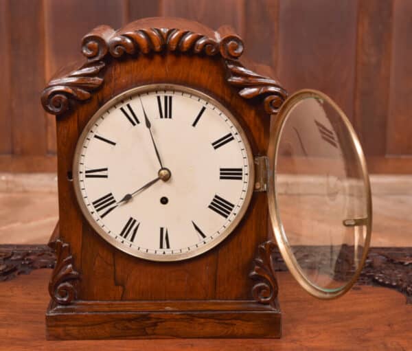 Victorian Rosewood Bracket Clock W & J Gardner Perth SAI2424 - Image 6