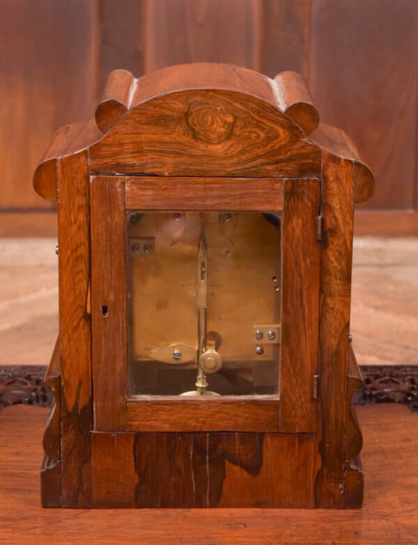 Victorian Rosewood Bracket Clock W & J Gardner Perth SAI2424 - Image 4