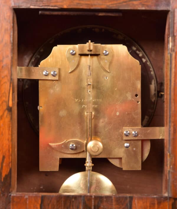 Victorian Rosewood Bracket Clock W & J Gardner Perth SAI2424 - Image 2