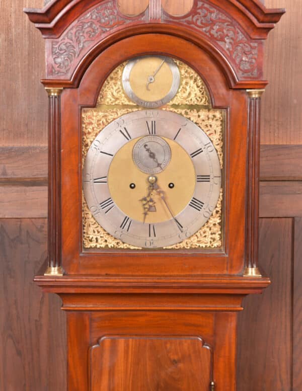 Georgian Mahogany Grandfather Clock SAI2423 Antique Clocks 10