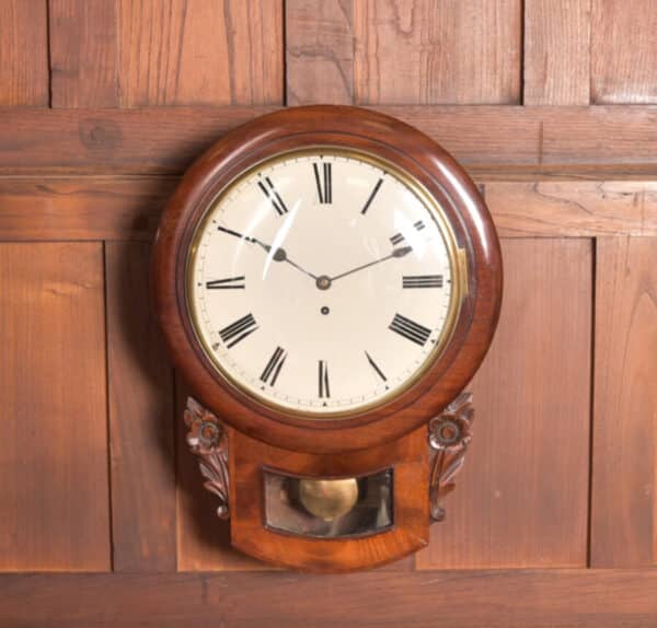 Mahogany Wall Clock SAI2419 Antique Clocks 3