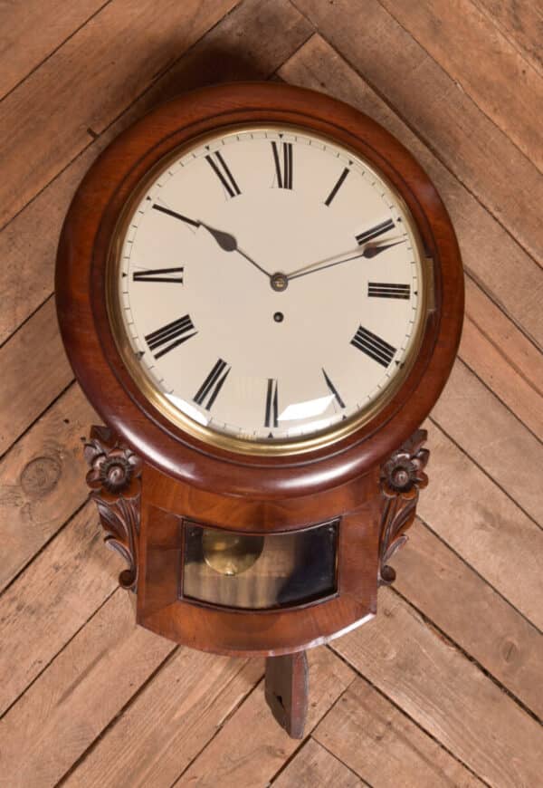 Mahogany Wall Clock SAI2419 Antique Clocks 4