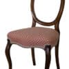 A set of 6 Victorian walnut balloon back dining chairs - Image 2