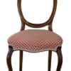 A set of 6 Victorian walnut balloon back dining chairs - Image 3
