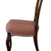 A set of 6 Victorian walnut balloon back dining chairs - Image 4