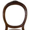 A set of 6 Victorian walnut balloon back dining chairs - Image 5