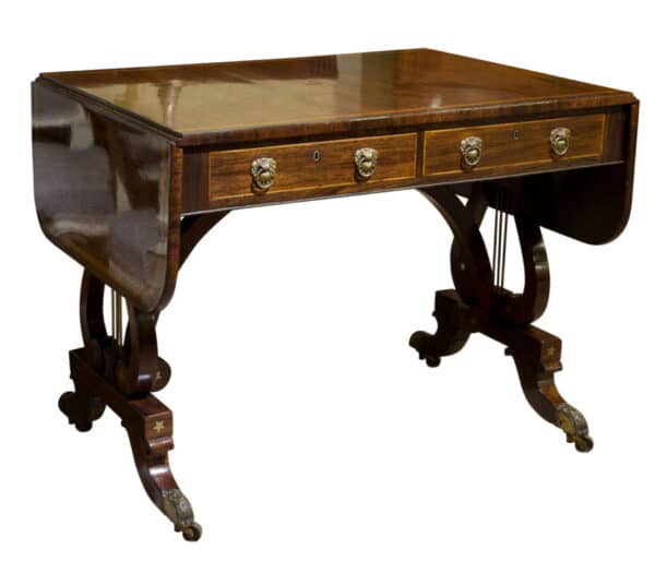 Fine Regency Rosewood Sofa Table antique table Antique Furniture 3