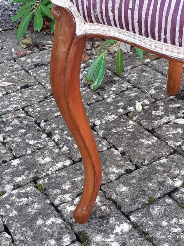 Victorian walnut stool circa 1860 - Image 3