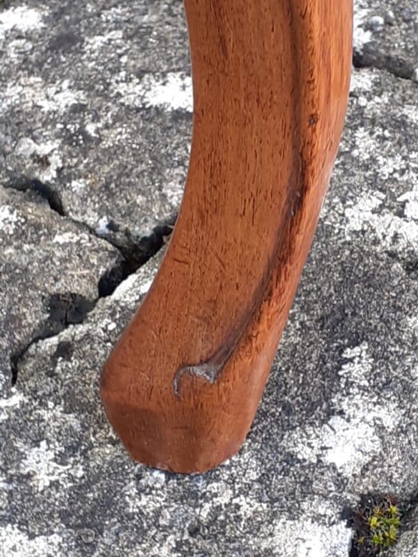 Victorian walnut stool circa 1860 - Image 4