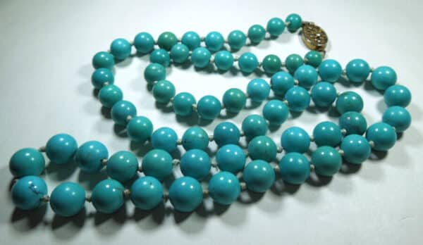 Turquoise Bead Necklace - Image 6
